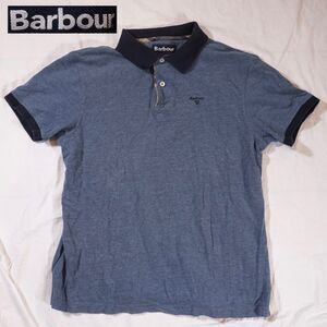 Barbour Polo Logo Embroidered Plaid Womens Large